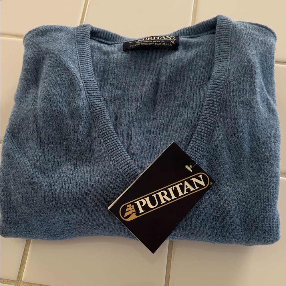 Puritan acrylic  Blend Sweater Size XL Made In USA 🐈‍⬛